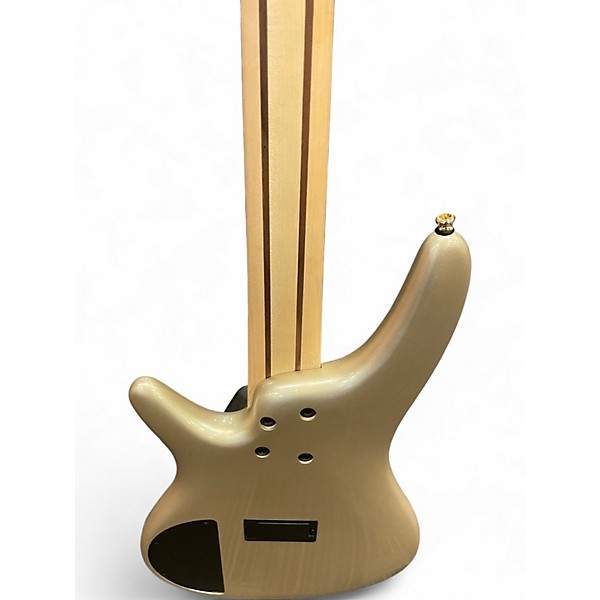 Used Ibanez SR405 5 String Mars Gold metallic burst Electric Bass Guitar