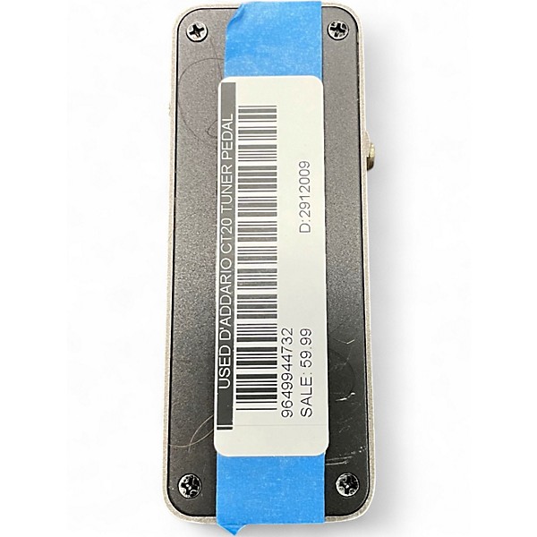 Used D'Addario CT20 Tuner Pedal