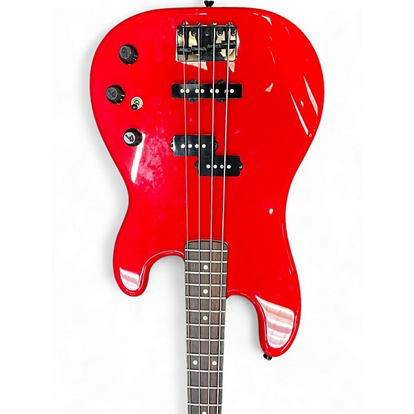 Used Fender Boxer Jazz Bass Special Red Electric Bass Guitar