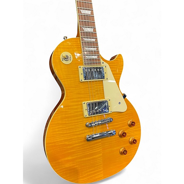 Used Epiphone Les Paul Standard Plus Lemon Flame Solid Body Electric Guitar