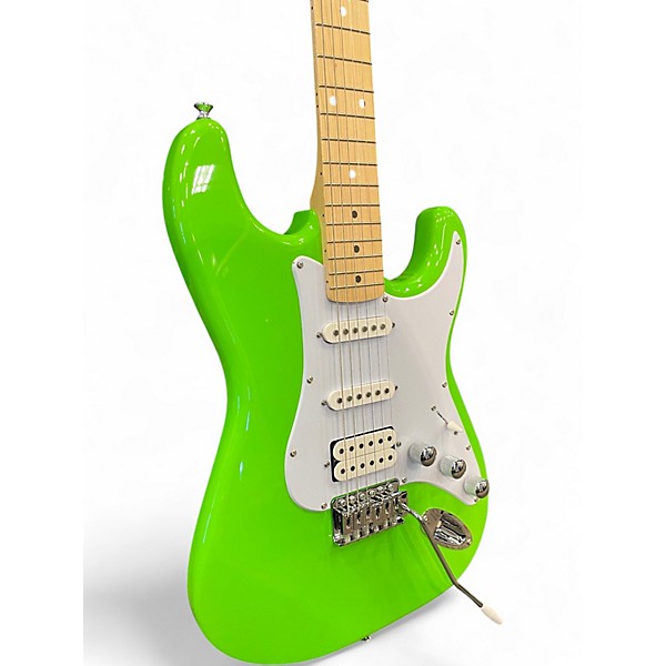 Used Kramer Focus VT-211S Slime Green Solid Body Electric Guitar
