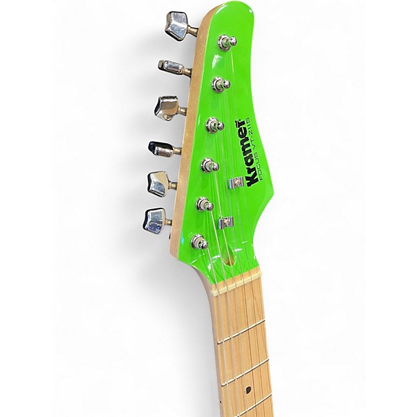 Used Kramer Focus VT-211S Slime Green Solid Body Electric Guitar