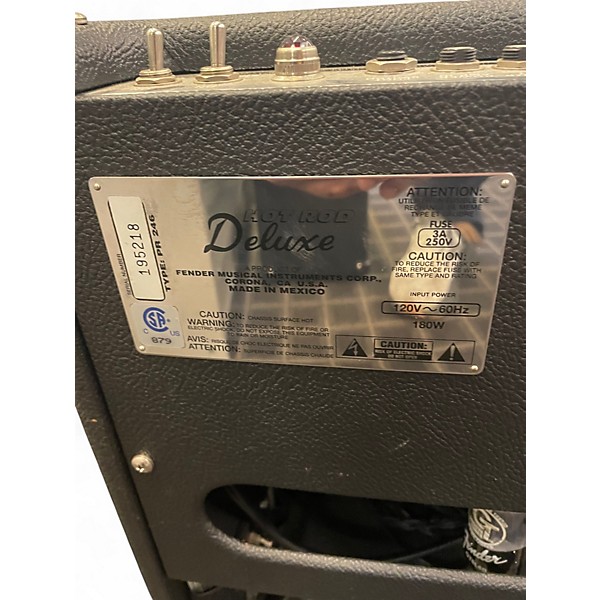 Used Fender Hot Rod Deluxe 40W 1x12 Tube Guitar Combo Amp