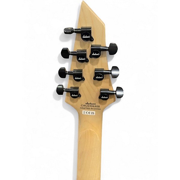 Used Jackson  JS22-7 Black Solid Body Electric Guitar