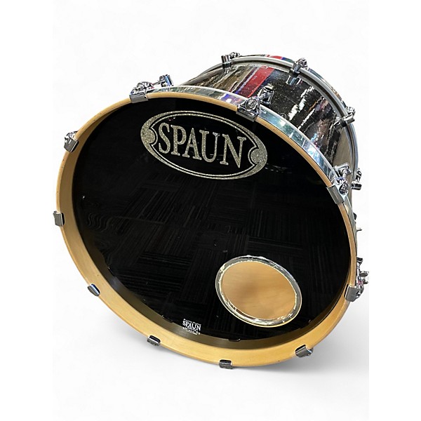 Used Spawn 4 Piece Custom Black Glass Drum Kit