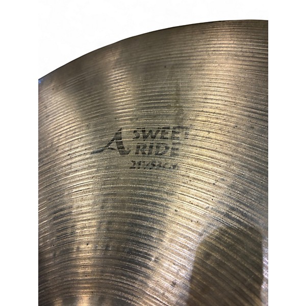 Used Zildjian 21in A Series Sweet Ride Cymbal
