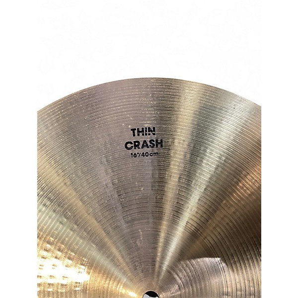 Used Zildjian 16in Avedis Thin Crash Cymbal