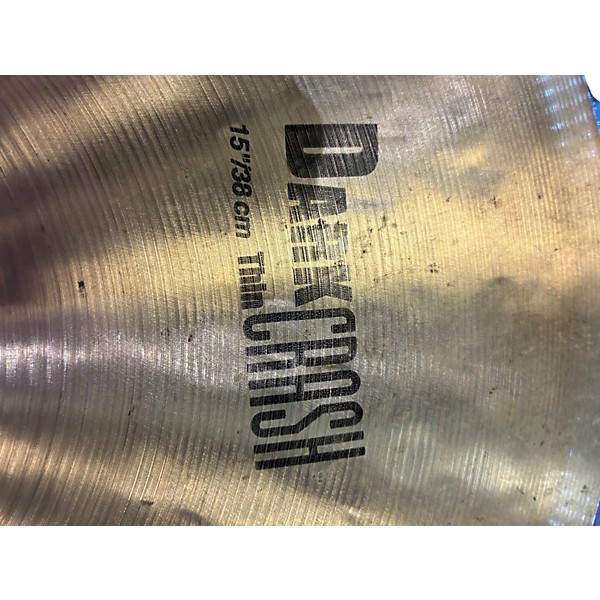 Used Zildjian 15in K Thin Dark Crash Cymbal