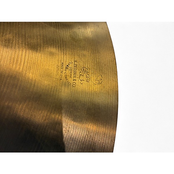 Used Zildjian 15in K Thin Dark Crash Cymbal