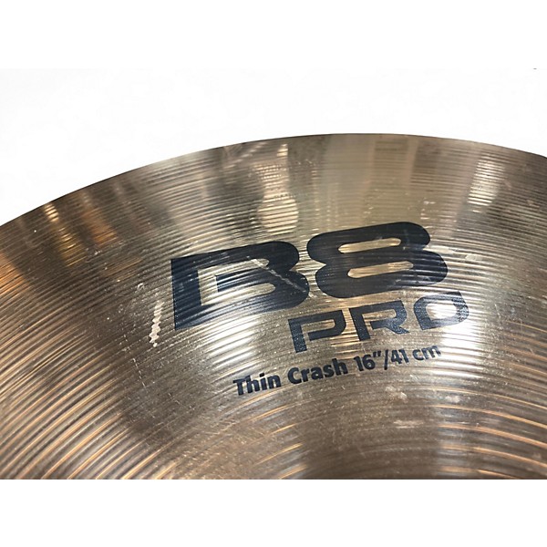 Used SABIAN 16in B8 PRO THIN CRASH Cymbal
