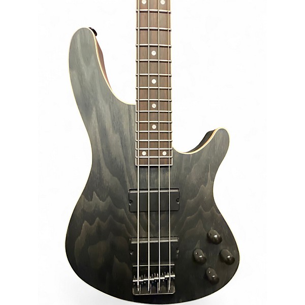 Used Schecter Guitar Research C4 4 String Satin Black Electric Bass Guitar