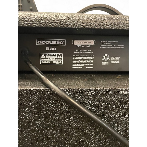 Used Acoustic B30 30W 1x12 Bass Combo Amp