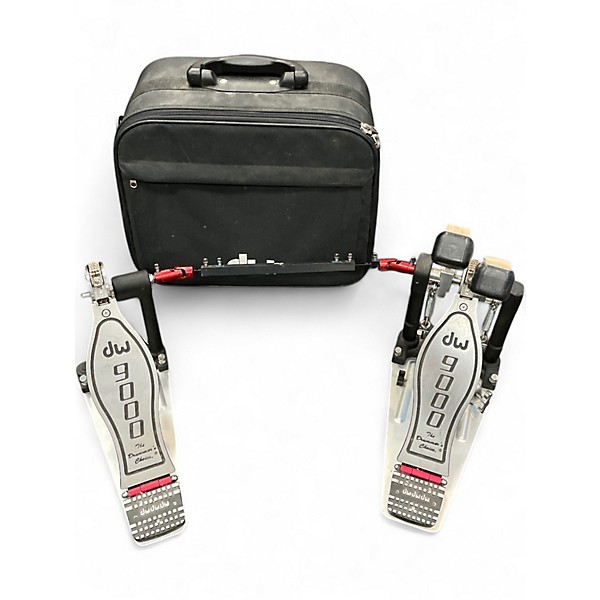Used DW 9000 Series Double Double Bass Drum Pedal