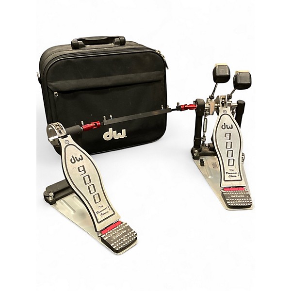 Used DW 9000 Series Double Double Bass Drum Pedal
