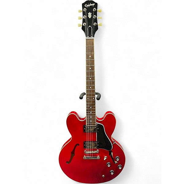 Used Epiphone ES355 Red Hollow Body Electric Guitar
