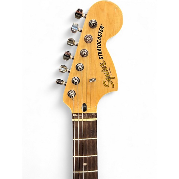 Used Squier Stratocaster HSS Ice Blue Metallic Solid Body Electric Guitar