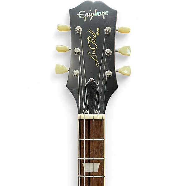 Used Epiphone Les Paul Custom Sunburst Solid Body Electric Guitar