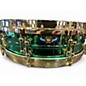 Used Ludwig 14X3.5 Carl Palmer Venus GREEN AND GOLD Drum thumbnail