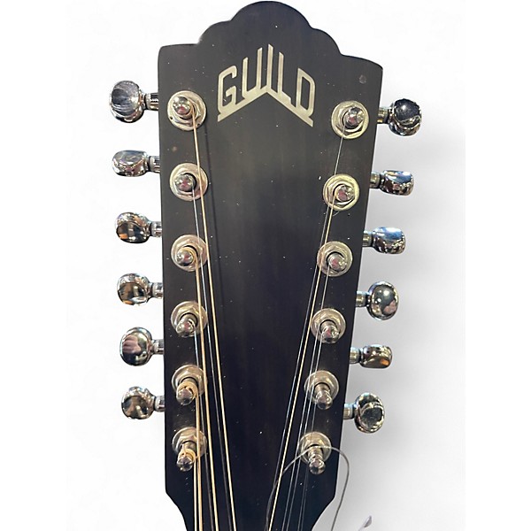 Used Guild F-2512E NATURAL 12 String Acoustic Electric Guitar