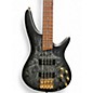 Used Ibanez sr300edx Trans Black Electric Bass Guitar