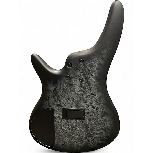 Used Ibanez sr300edx Trans Black Electric Bass Guitar