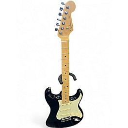 Used 2016 Fender American Elite Stratocaster black Solid Body Electric Guitar
