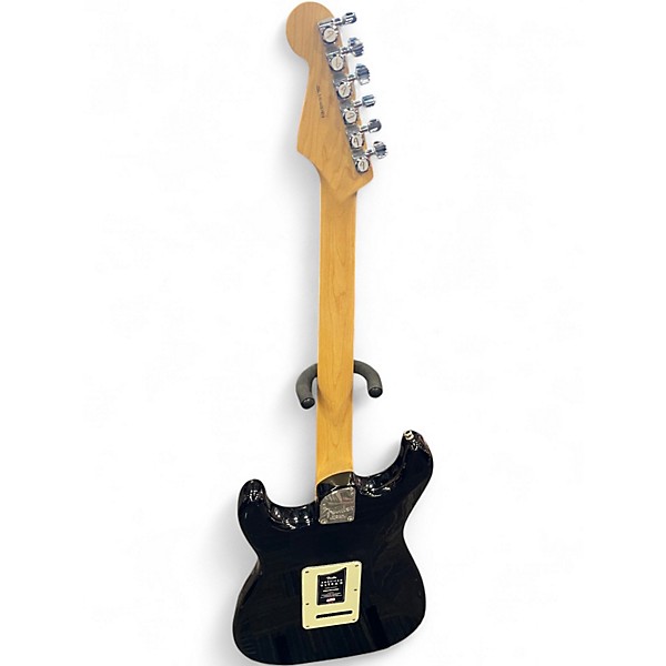 Used 2016 Fender American Elite Stratocaster black Solid Body Electric Guitar