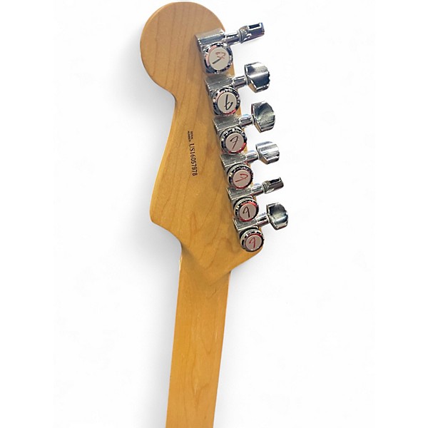 Used 2016 Fender American Elite Stratocaster black Solid Body Electric Guitar