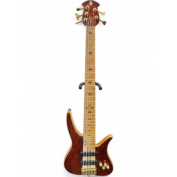 Used Surine Quest NTVII Clear Gloss Electric Bass Guitar