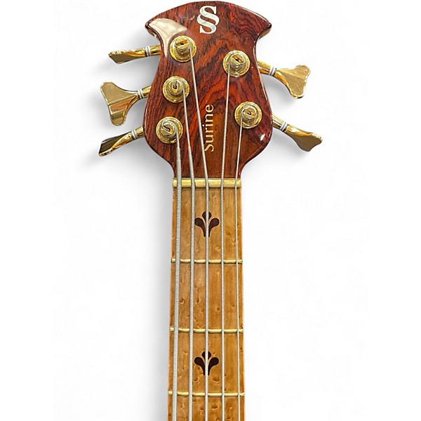 Used Surine Quest NTVII Clear Gloss Electric Bass Guitar