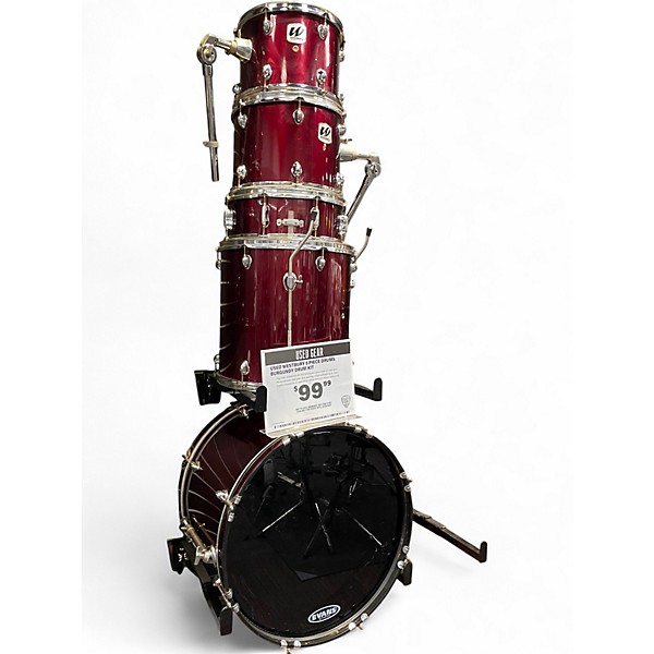 Used Westbury 5 Piece DRUMS Burgundy Drum Kit