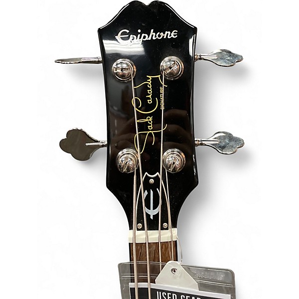 Used Epiphone Jack Casady Signature Black Electric Bass Guitar
