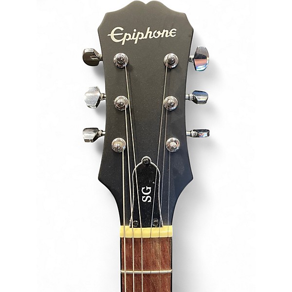Used Epiphone SG Ebony Solid Body Electric Guitar