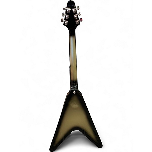 Used Epiphone Flying V 70s Silver Burst Solid Body Electric Guitar