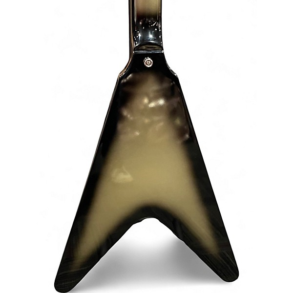 Used Epiphone Flying V 70s Silver Burst Solid Body Electric Guitar