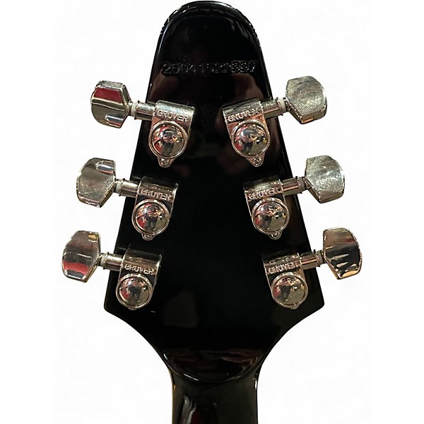 Used Epiphone Flying V 70s Silver Burst Solid Body Electric Guitar