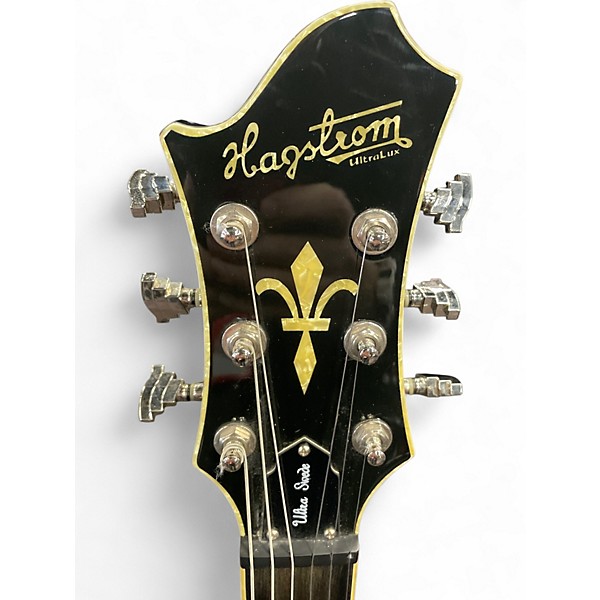 Used Hagstrom Ultra Swede Purple Solid Body Electric Guitar