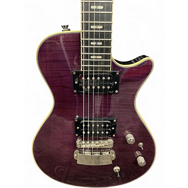 Used Hagstrom Ultra Swede Purple Solid Body Electric Guitar