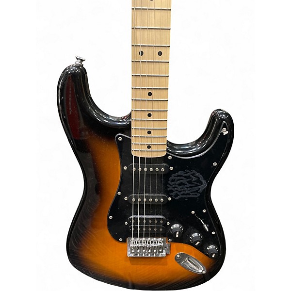 Used Squier Stratocaster HSS 2 Color Sunburst Solid Body Electric Guitar