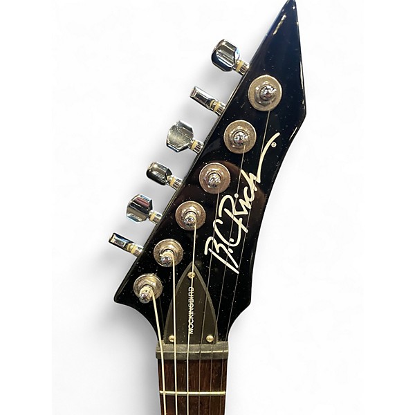 Used B.C. Rich Masterpiece Mockingbird Black Solid Body Electric Guitar