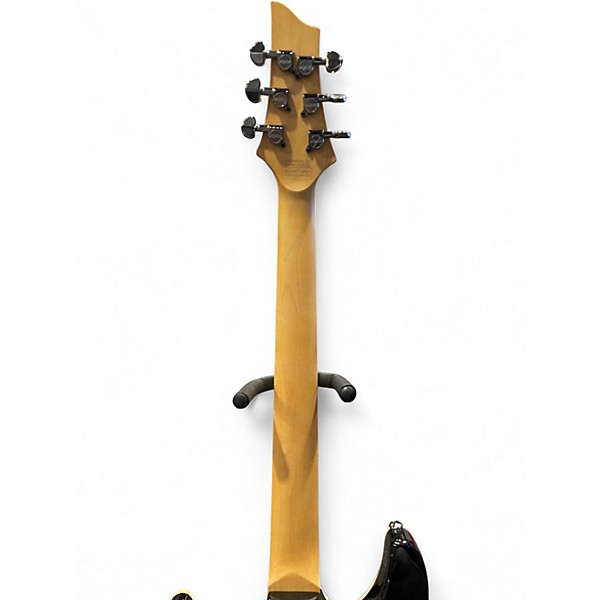 Used Schecter Guitar Research Omen Extreme 6 Trans Black Solid Body Electric Guitar