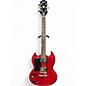 Used Epiphone SG Tribute  Maroon Electric Guitar thumbnail