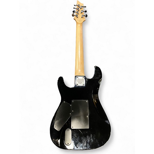 Used Schecter Guitar Research DIAMOND SERIES 7 STRING Black Solid Body Electric Guitar