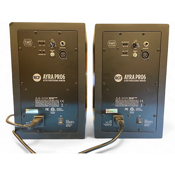 Used RCF AYRA PRO6 PAIR Powered Monitor
