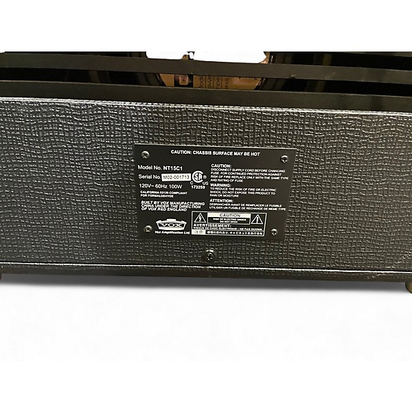 Used VOX NT15C1 Night Train 1x12 15W Tube Guitar Combo Amp