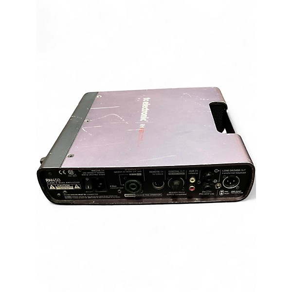 Used TC Electronic RH450 450W Bass Amp Head
