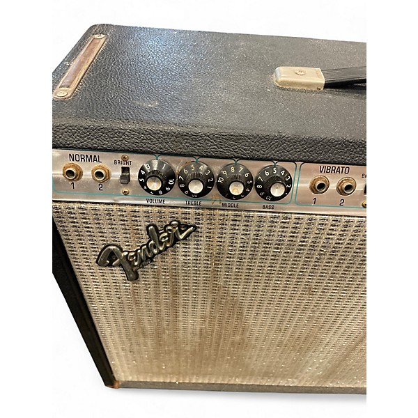 Vintage 1970s Fender Twin Reverb 2x12 Tube Guitar Combo Amp