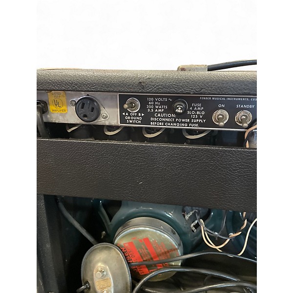 Vintage 1970s Fender Twin Reverb 2x12 Tube Guitar Combo Amp