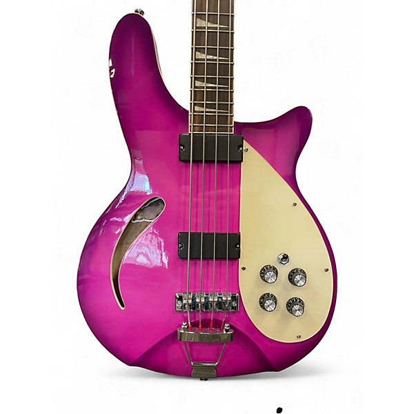 Used Waterstone ME3 PURPLE Electric Bass Guitar