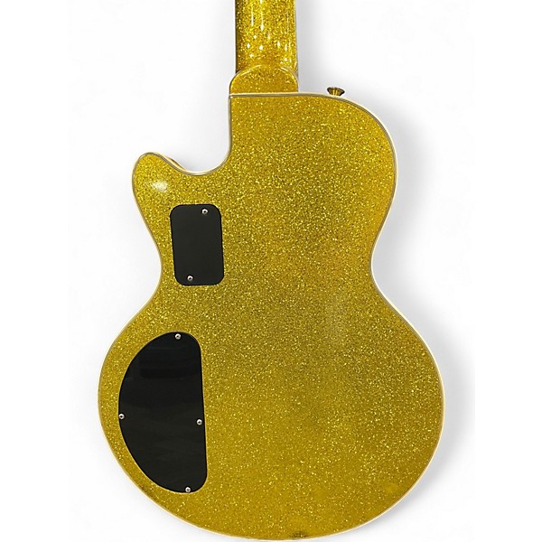 Used Waterstone Singer Singlecut gold sparkle Electric Bass Guitar